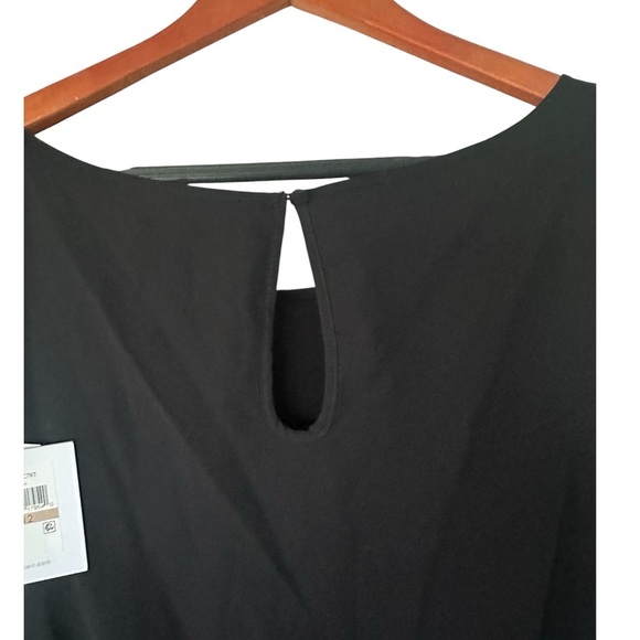 NWT Calvin Klein Black and White Sheath Sequined Mini Dress - Picture 6 of 9